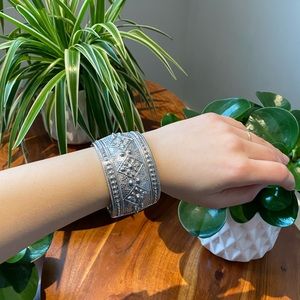 BOGO Antique Silver Tribal Bracelet
